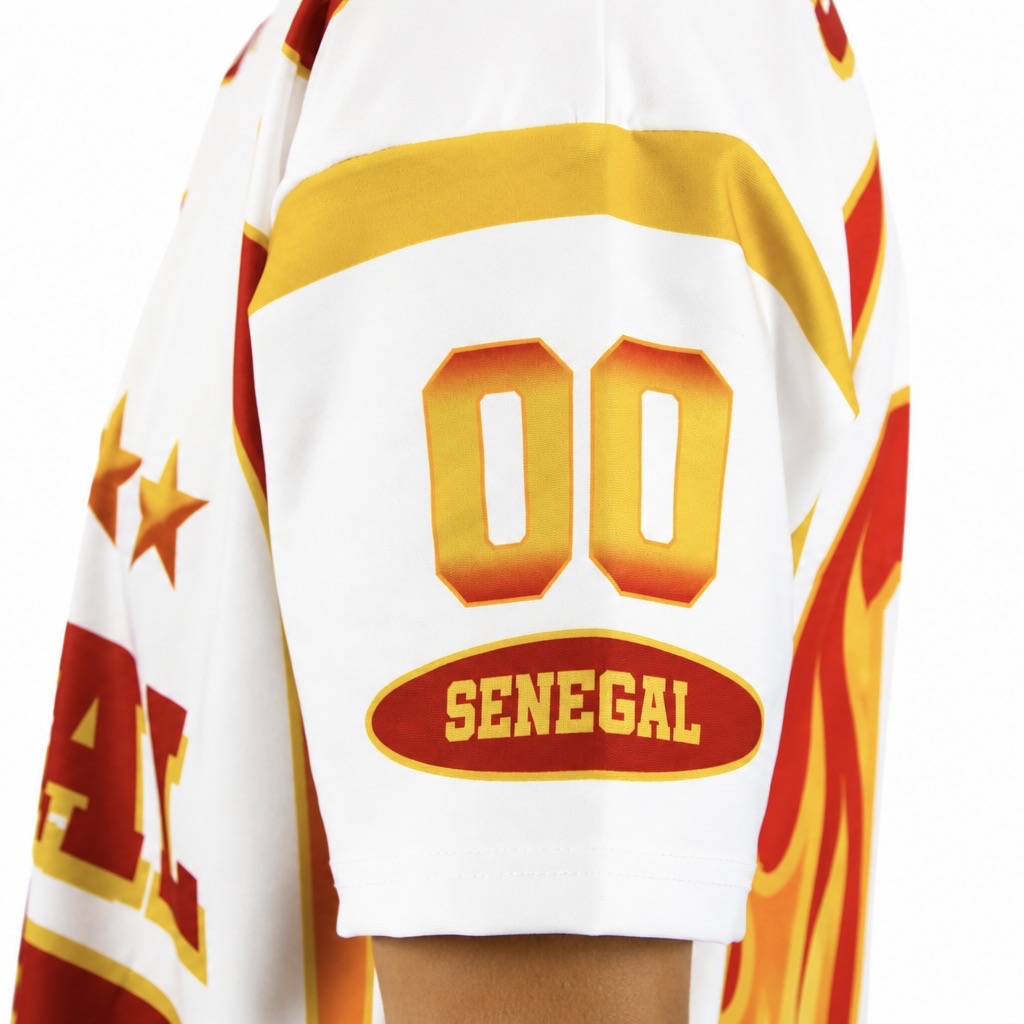 T-shirt oversize Sénégal style jersey streetwear