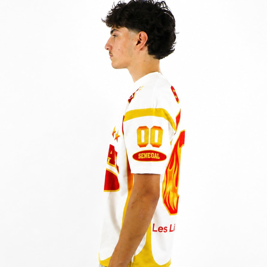T-shirt oversize Sénégal style jersey streetwear