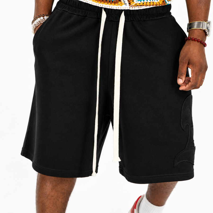 Short noir jogging