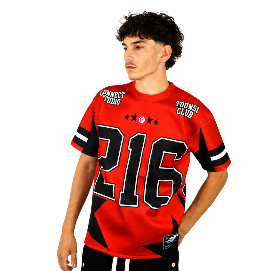 T-shirt oversize 216 " Tunisie "style streetwear