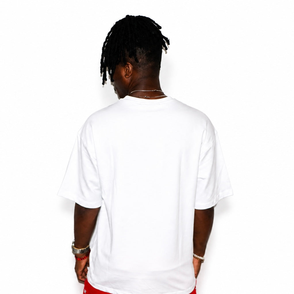 T-shirt Oversize Blanc Snoopy – Broderie Premium