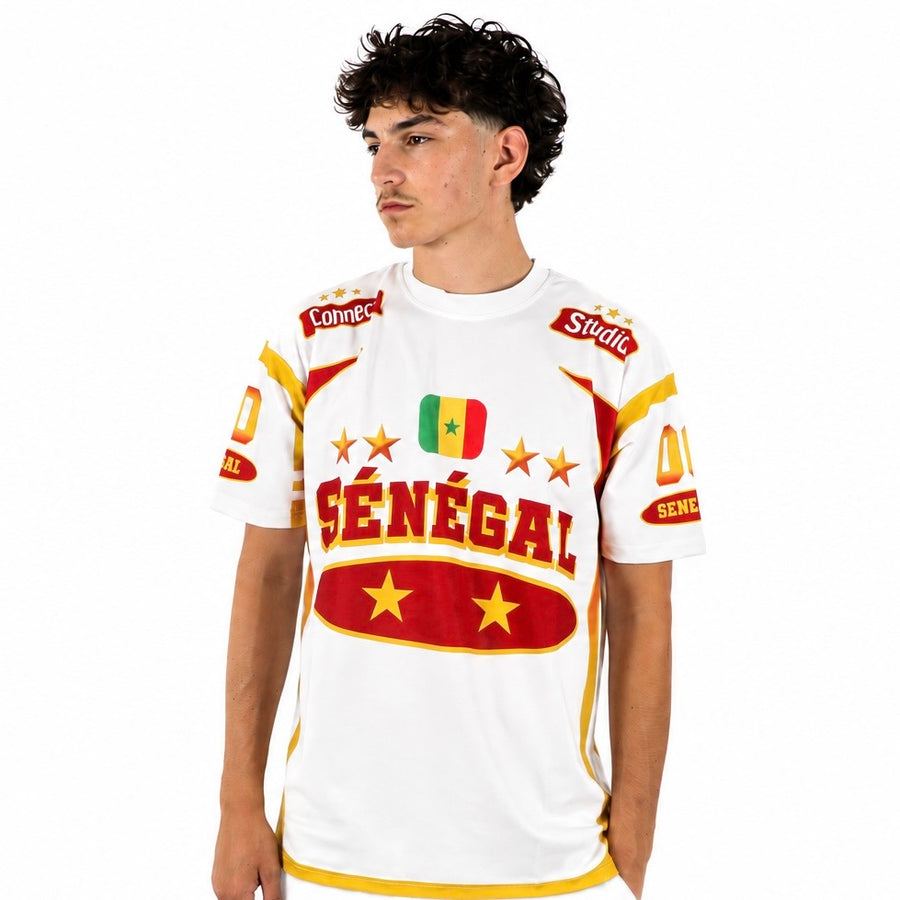 T-shirt oversize Sénégal style jersey streetwear